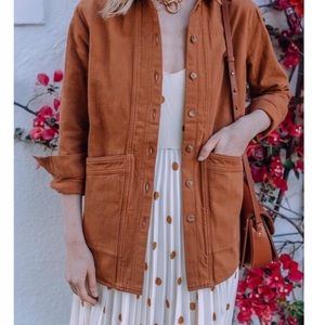 Sezane Will Jacket Camel